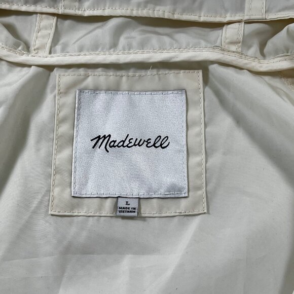 Madewell (Re)sourced Raincheck Packable Popover Rain Jacket Size Large - Picture 5 of 9